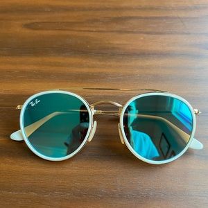 COPY - Authentic Ray Ban ROUND DOUBLE BRIDGE